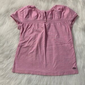 Tommy Hilfiger Pink Striped Short Sleeve Tee